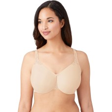 Wacoal womens Bodysuede Ultra Full Figure Seamless Underwire Bra, Sand, 38DD