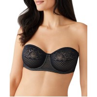 Wacoal Women’s Visual Effects Strapless Minimizer Bra 854310, Black, 40DD