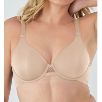 Bali Womens DF4481 Sleek Support Smoothing Underwire T-Shirt Bra (Almond 42C)