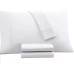  1200 Thread Count Triblend 6 Pc. Sheet Set, Queen, White