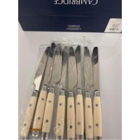 Cambridge Jubilee White Dinner Knifes 8pc New