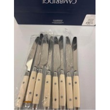 Cambridge Jubilee White Dinner Knifes 8pc New