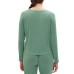  Body Women’s Long-Sleeve Crewneck Pajama Top, Boggy Green, Medium