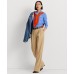  Petite Women’s Striped Cotton Broadcloth Shirt, Blue/White, PXS