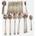  LINEAR 18/0 Stainless Flatware Silverware 58 Piece, Silver