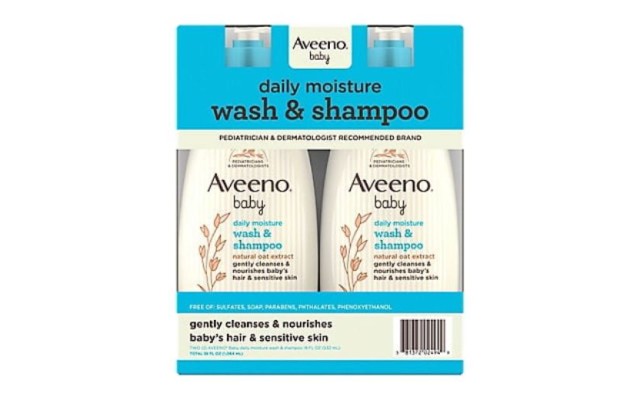 Baby Daily Moisture Body Wash & Shampoo with Natural Oat Extract, 2 pk./18 fl. oz.  Baby Daily Moisture Body Wash & Shampoo with Natural Oat Extract, 2 pk./18 fl. oz.