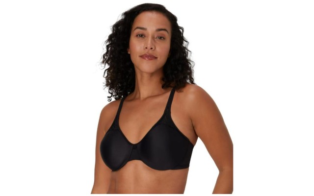 Bra Passion for Comfort Minimizer Women’s Underwire Smooth Seamless, Black, 36C  Bra Passion for Comfort Minimizer Women’s Underwire Smooth Seamless, Black, 36C