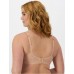Lace Desire Underwire Bra Women’s Adjustable Comfort-U Straps V Neckline DF6543, Nude, 38D  Lace Desire Underwire Bra Women’s Adjustable Comfort-U Straps V Neckline DF6543, Nude, 38D