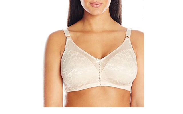 Wire-Free Bra Double Support M-Frame Cushioned Flexible Fit Womens, Soft Taupe, 36C  Wire-Free Bra Double Support M-Frame Cushioned Flexible Fit Womens, Soft Taupe, 36C