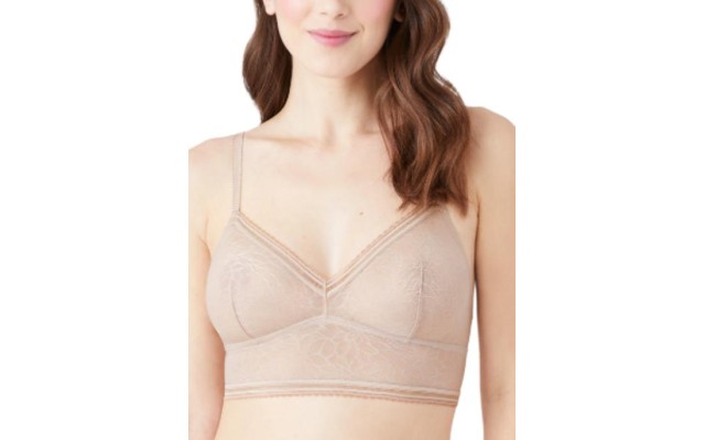 b.tempt’d by Wacoal Etched in Style Bralette Small, Natural