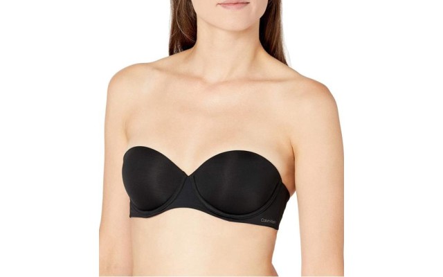  Perfectly Fit Strapless Push Up Bra QF5677 Color: Black Size: 34 D