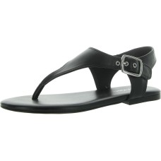 Calvin Klein Women’s Moraca Flat Sandal Black 8M, KCMORACA2