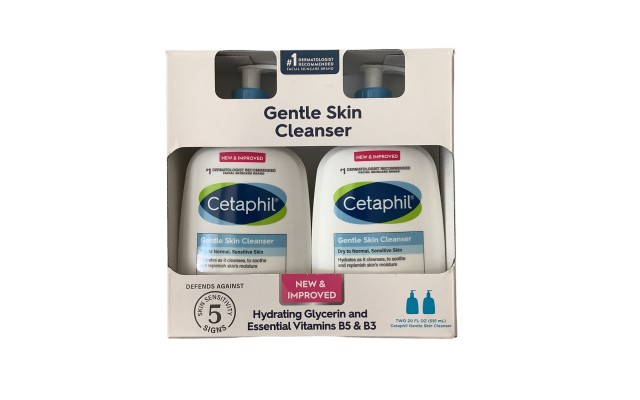  Gentle Skin Cleanser for Dry to Normal Sensitive Skin with 2X20 oz. Pumps