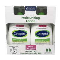 Cetaphil Moisturizing Lotion, Dry to Normal Sensitive Skin, 20 fl oz, 2 Count
