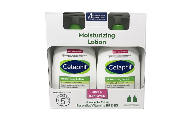  Moisturizing Lotion, Dry to Normal Sensitive Skin, 20 fl oz, 2 Count