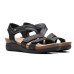  Womens Calenne Clara Strappy Black Combi 11M, 26177032
