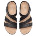  Womens Calenne Clara Strappy Black Combi 11M, 26177032