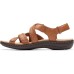  Womens Laurieann Rena Embelli Sandal Tan Leather 7.5M, 26177344