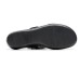  Women’s Merliah Raelyn Slide Sandal Black Leather 7.5W, 26177413