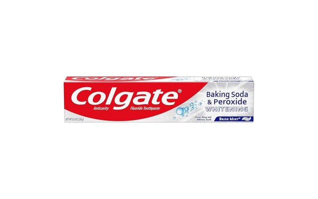  Baking Soda and Peroxide Whitening Bubbles Toothpaste, Brisk Mint, 8 Ounce