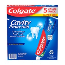 Colgate Cavity Protection Toothpaste with Fluoride, 5 pk./8 oz. – Regular Flavor