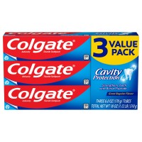 Colgate Cavity Protection Toothpaste with Fluoride, Great Regular Flavor, 6 oz, 3 pack Colgate Cavity Protection Toothpaste with Fluoride, Great Regular Flavor, 6 oz, 3 pack