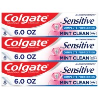 Colgate Sensitive Complete Protection Toothpaste, Mint, 6 oz Tubes, 3 Pack