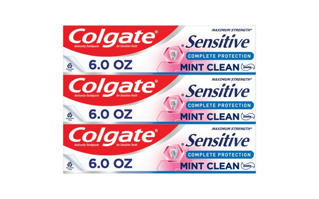 Sensitive Complete Protection Toothpaste, Mint, 6 oz Tubes, 3 Pack  Sensitive Complete Protection Toothpaste, Mint, 6 oz Tubes, 3 Pack