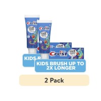 Crest Advanced Kid's Fluoride Toothpaste, Strawberry Flavor, 4.2 oz, 2 pack, Ages 3+