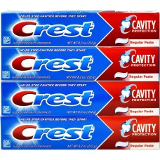 Crest Cavity Protection Toothpaste Regular 8.20 oz (Pack of 4)