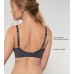  Carmen T-Shirt Full Coverage Bra-D17143b, Black, 36DD