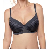 Dorina Carmen T-Shirt Full Coverage Bra-D17143b, Black, 36DD