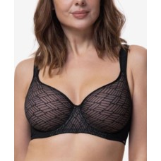 Dorina Women’s Leila Light Padded Demi Bra, Black, 32DD Dorina Women’s Leila Light Padded Demi Bra, Black, 32DD