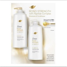 Dove Bond Strength Shampoo & Conditioner with Peptide Complex for Damaged Hair, 2 pk./40 oz.