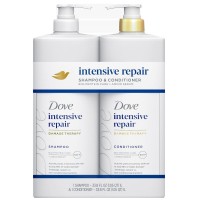 Dove Intensive Repair Damage Therapy Shampoo & Conditioner Set, 33.8 Oz (2 Pack) Dove Intensive Repair Damage Therapy Shampoo & Conditioner Set, 33.8 Oz (2 Pack)