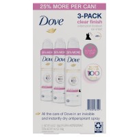 Dove Womens Invisible Dry Spray Antiperspirant Deodorant, 4.8 Ounce (Pack of 3)