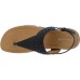  Monte Woven T-Stra Flat Sandal, Black, 8M, SEMONTE3