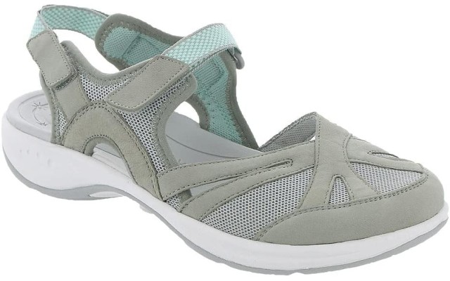  Women’s Esplash Mary Jane Flat Light Gray 9.5N, SEESPLASH