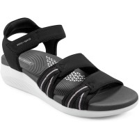 Easy Spirit Womens Weber Sandals Light Black 9.5M, SEWEBER2
