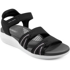 Easy Spirit Womens Weber Sandals Light Black 9.5M, SEWEBER2