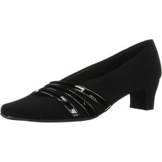Easy Street Entice Squared toe Pumps Black Snake 10M Easy Street Entice Squared toe Pumps Black Snake 10M