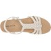  Women’s Dorinda Wedge Sandal, White, 10W, DORIN