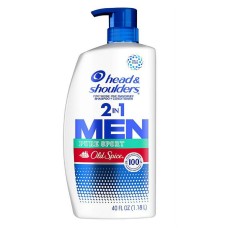 Head and Shoulders Men’s 2-in-1 Dandruff Shampoo and Conditioner – Old Spice Pure Sport, 40 oz.