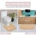  Radiant Collection 100% Cotton Non-Slip Bathroom Rug Set, Machine Washable Bath Rug, 4 Piece Bath Mat Set with Runner – Beige