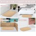  Radiant Collection 100% Cotton Non-Slip Bathroom Rug Set, Machine Washable Bath Rug, 4 Piece Bath Mat Set with Runner – Beige