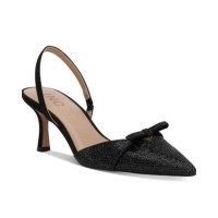 I.N.C. International Concepts Womens Gelsey Slingback Kitte Black Crystal 5.5M, 10008235500 I.N.C. International Concepts Womens Gelsey Slingback Kitte Black Crystal 5.5M, 10008235500