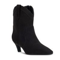 I.N.C. International Concepts Womens Secia Western Booties Black Micro 8M