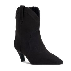 I.N.C. International Concepts Womens Secia Western Booties Black Micro 8M I.N.C. International Concepts Womens Secia Western Booties Black Micro 8M