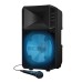  Power Glow 300 Portable Bluetooth Party System Speaker with Lights, Microphone, and Stereo-Link, POWERGLOW300XUS