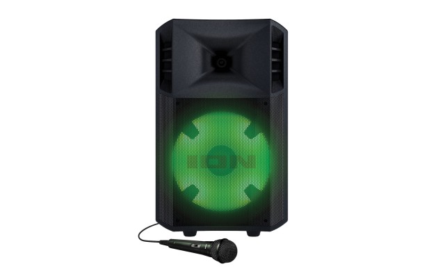  Power Glow 300 Portable Bluetooth Party System Speaker with Lights, Microphone, and Stereo-Link, POWERGLOW300XUS